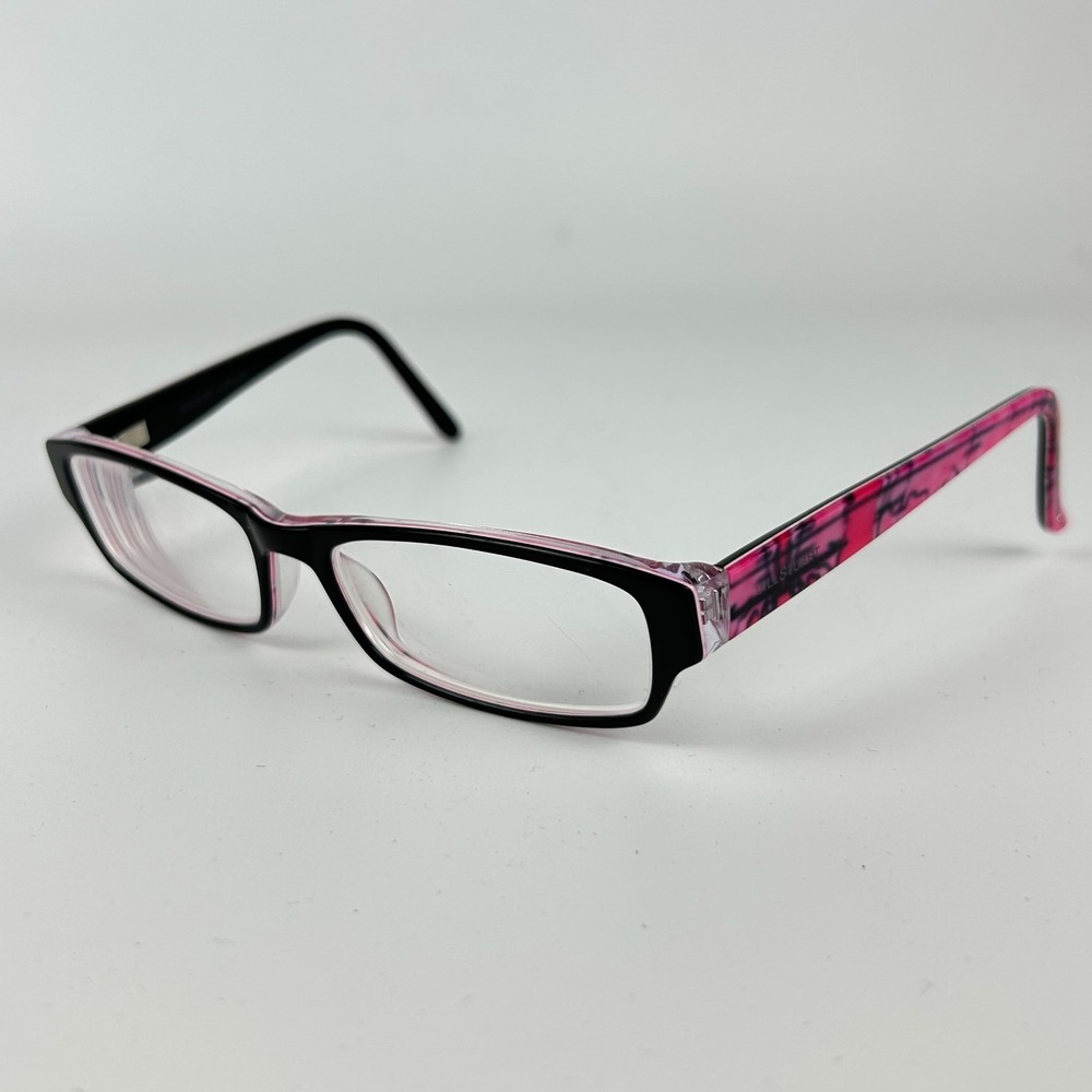 Jill Stuart JS 294-3 Women's Eyeglasses Frame Pink & Black Full Rim 53-16-135 mm